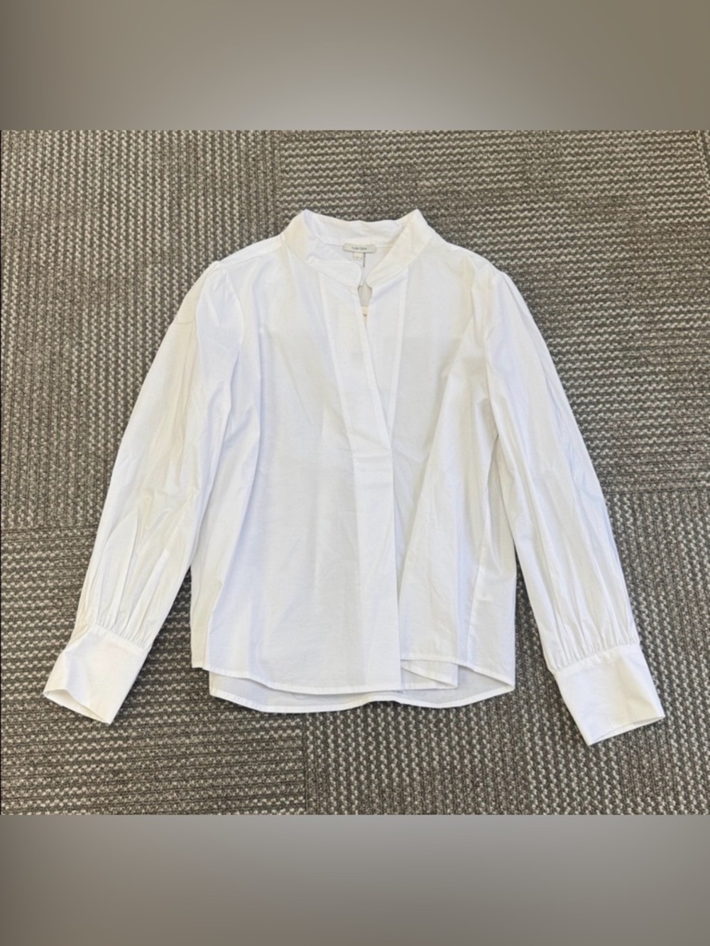 NWT Tyler Böe White Button Down Shirt, size L